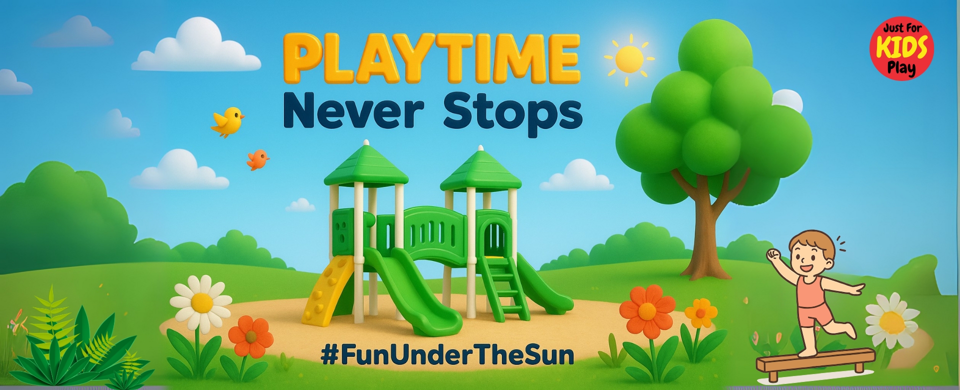 just for kids play banner 3